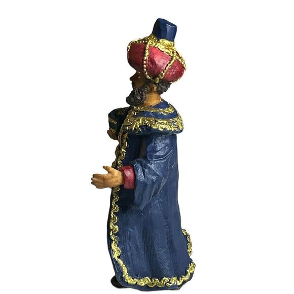Pier 1 Imports 2 Wise Men Kings Gifts Nativity Hand Painted Resin Figurines 7" - Picture 11 of 15